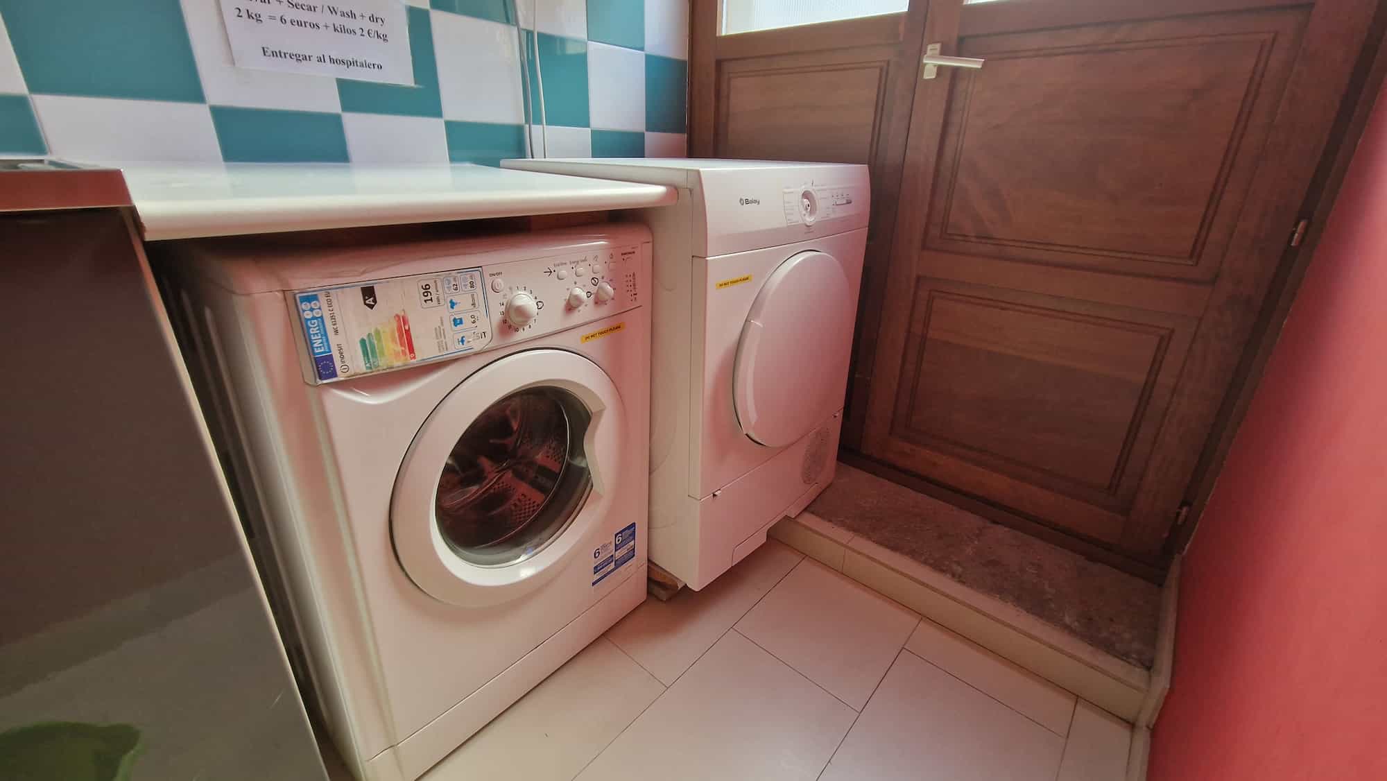 albergue villa de luarca servicios de lavadora